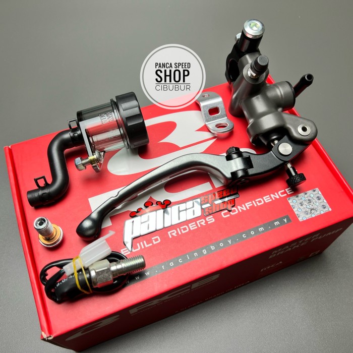 MASTER REM RCB S1 17MM SET HANDLE KOPLING KIRI S1 TITANIUM GREY ABU