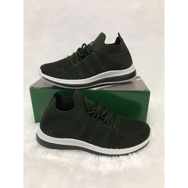 Sepatu slipon rajut YIBERLY 4warna sz 36-40