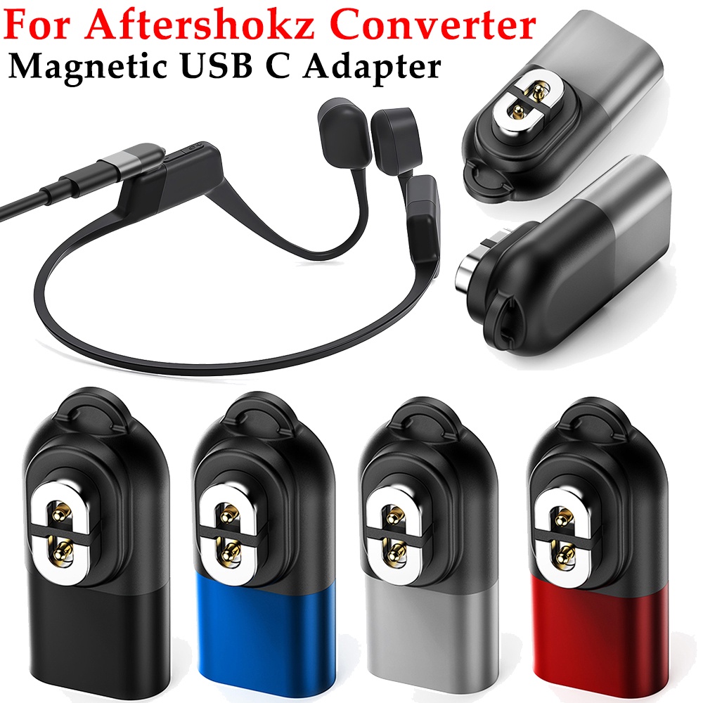 Magnetic USB C Adapter Type C Charger Cable for Aftershokz Shokz OpenRun Air/OpenRun Pro/Mini for Af