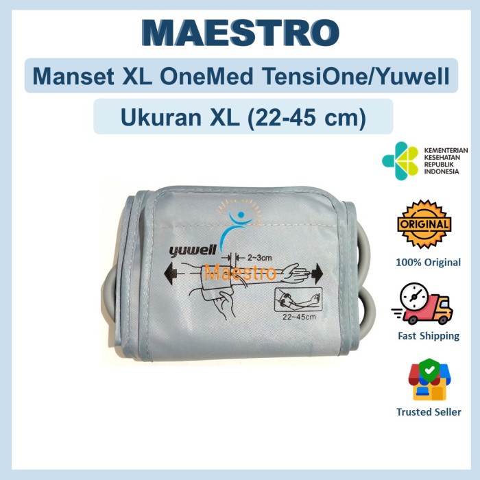 Manset TensiOne 1A OneMed Yuwell Ukuran XL Jumbo Cuff Tensimeter Tensi
