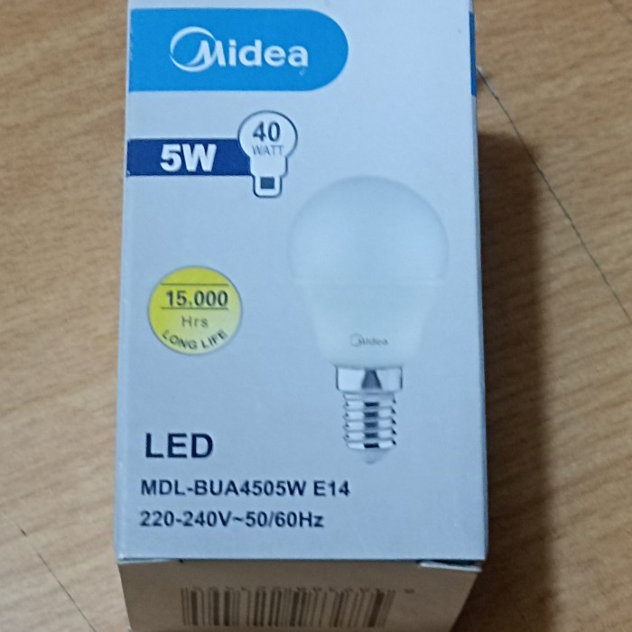 Goldenelectric Lampu Led E14 6,5 Watt Philip ( Putih / Kuning )