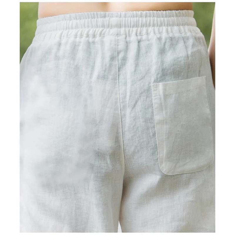 Celana Linen Pria Streetwater Terbaru Celana Katun Linen Pria Santai Longgar Celana Pria Keren