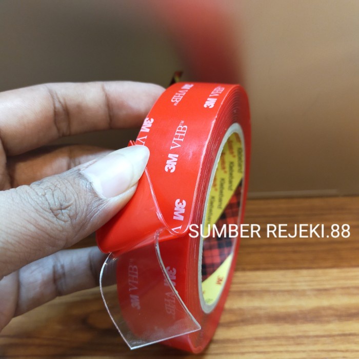 

TERBARU 3M VHB 4910 Clear- Perekat Double tape 3M Original- Doble tip 24mmx3M HOT SALE!
