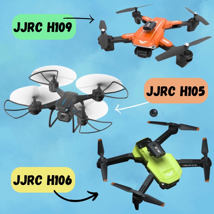RC Drone Mini Kamera 4K JJRC H105 H106 H109 Dual Kamera Obstacle Gyro