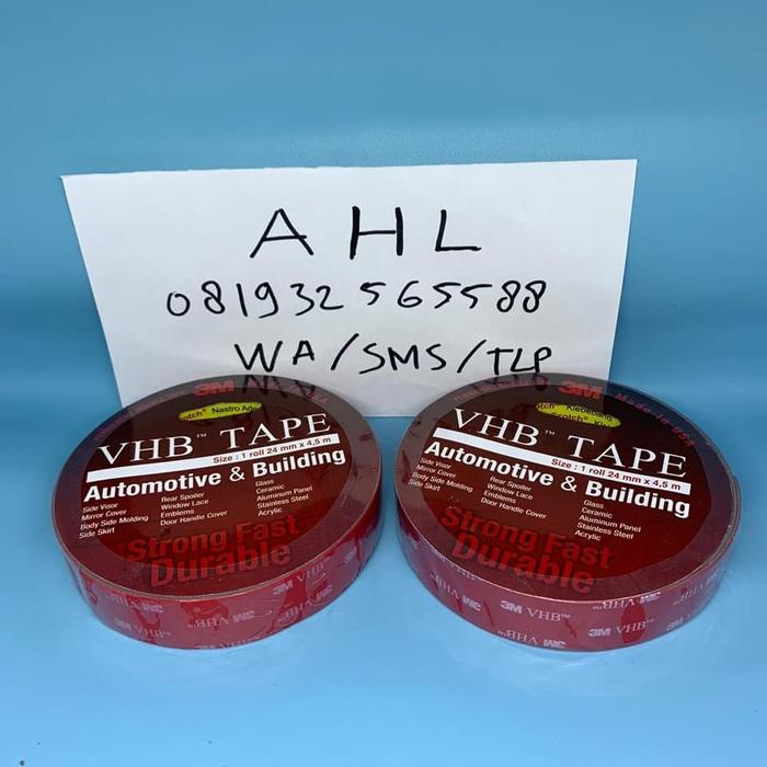

TERBARU 3M VHB Double Tape 24 mm x 4.5 M Asli Original Merah 3 M BISA GOSEND!