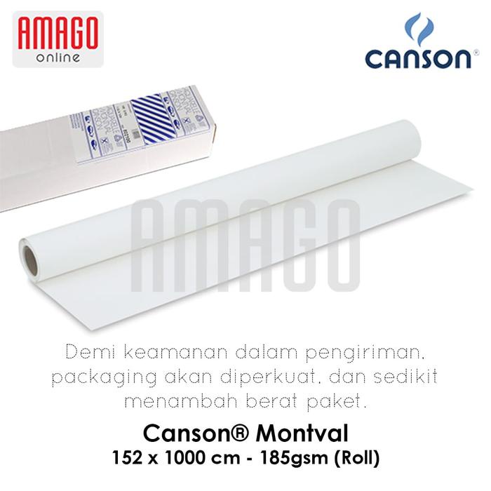 

TERBARU CANSON MONTVAL - 152X1000 CP - 185G (ROLL) - 200802100