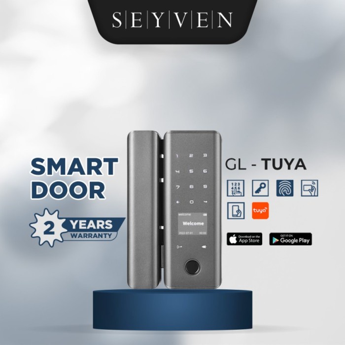 SEYVEN GL TUYA Smart Door Lock Digital Lock with APP Sliding Door Lock