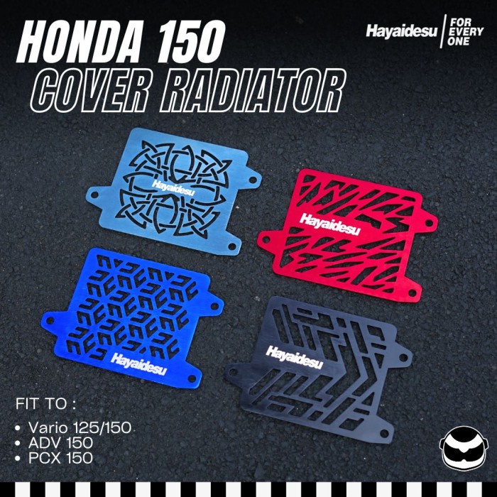 HAYAIDESU RADIATOR COVER HONDA ANODIZE VARIO 125 / 150 FI