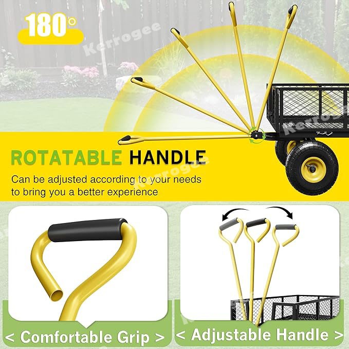 AYOOOLLARIZSS Garansi 1 tahunKapasitas Besar Tool Cart Troli Barang 400KG Troli Besi Serbaguna