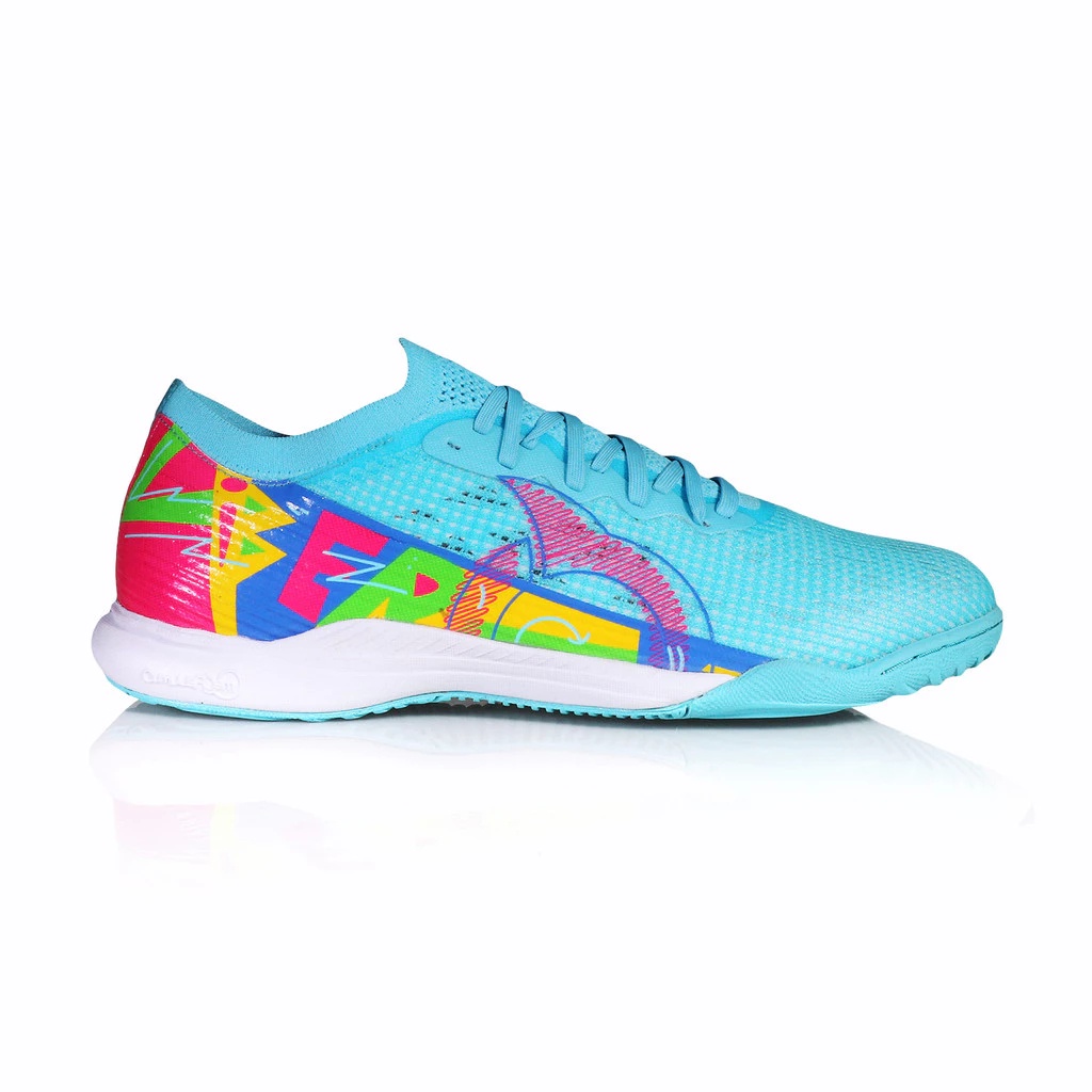 Ortuseight Sepatu Futsal Catalyst Liberte V4 IN - Cyan/Pink