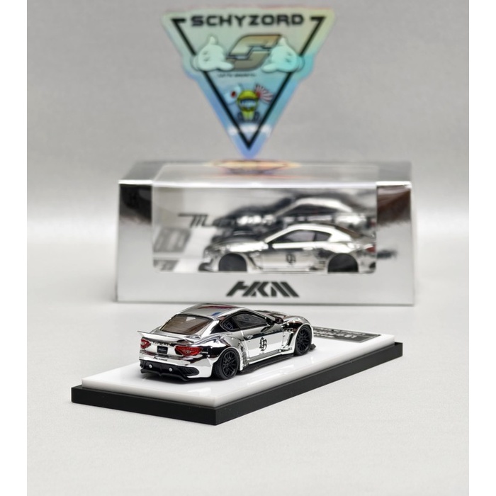 TERBARU HKM LBWK MASERATI GRANTURISMO GTS LB WORKS LIMITED EDITION ELECTROPLATE SILVER READY