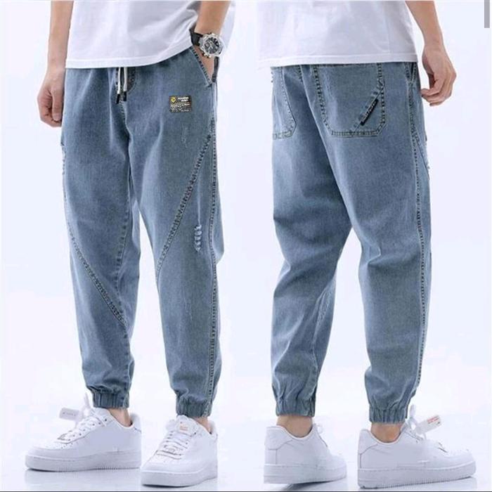 Lariss- Celana Joger Jeans Sobek Pria Yang Lagi Treen/Celana Jogger Pria Premium