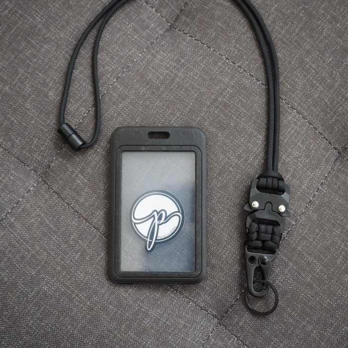 

Cobra Lanyard Tactical Card Holder 2 Sisi Tali Id Card Detachable Govo