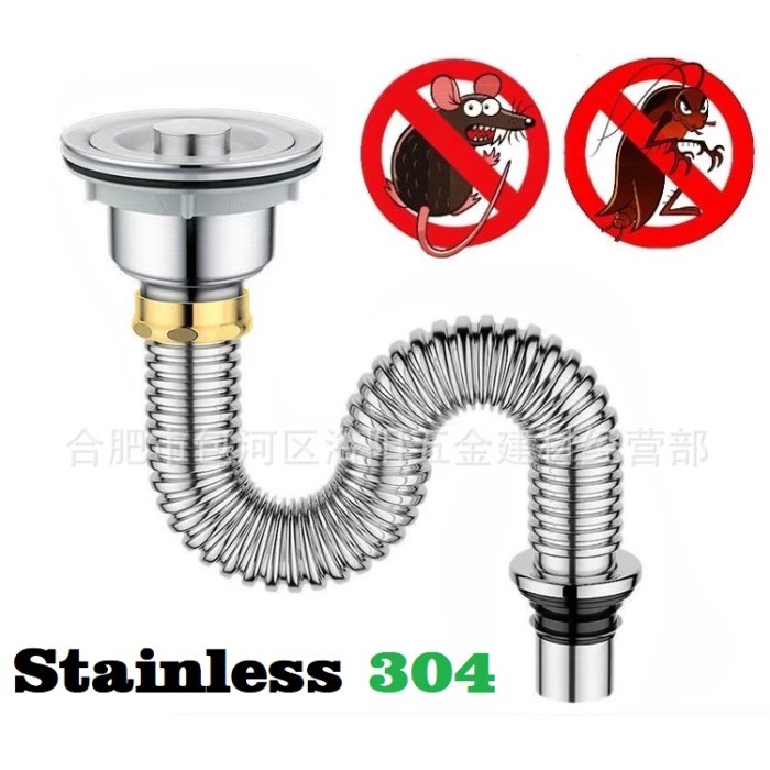 Gercep Selang Pembuangan Bak Cuci Piring / Selang Afur Drat Bcp Cabang