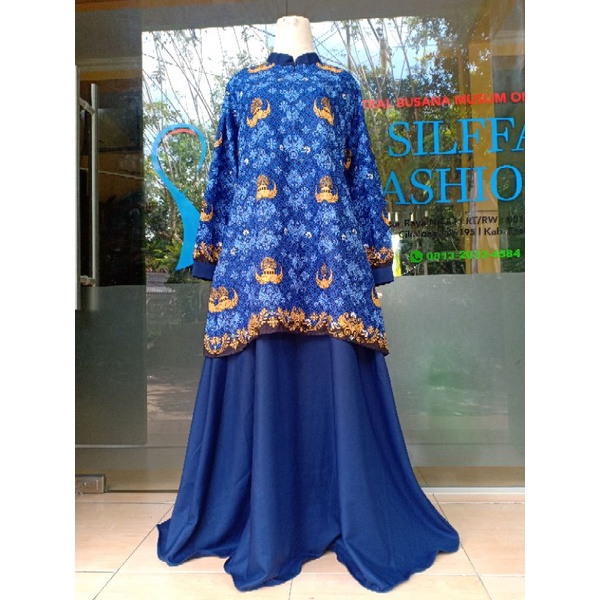 04.BATIK KORPRI PGRI TERBARU, GAMIS MODEL SETELAN KEMEJA PRIA DAN WANITA