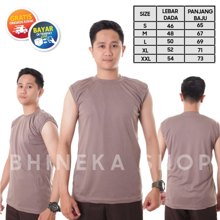 Dresto- Kaos Security Polisi Kaos Satpam Polos Lekbong Singlet Satpam Dalaman