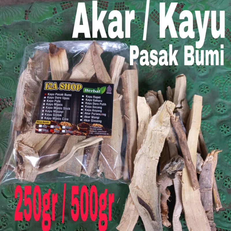 

FRESH Akar/Kayu Pasak Bumi Kering 500gr