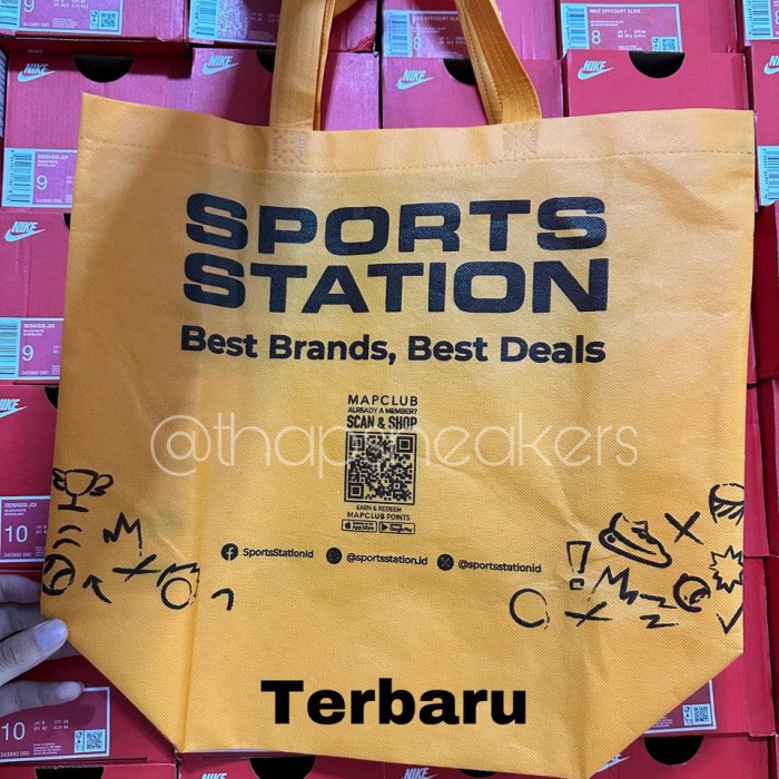 Taspure- Sport Station/Tas Sport Station/Goodiebag Sport Station/Sportstation