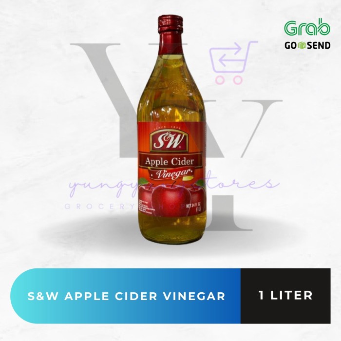 

SW Cuka Apel / Apple Cider Vinegar Botol 1 Liter