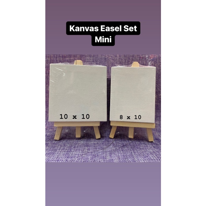 

Ready...Ready...Ready...] kanvas easel set 10x 10 atau 10 x 8 xm satuan canvas easel vtec