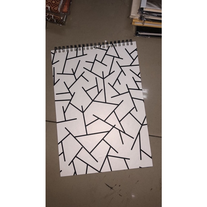 

><><><] scetch book hard cover achiang B5 isi 40 lembar ring kawat ivorypaper