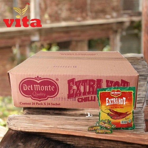 

Delmonte Extra Hot Saos Sambal Sachet per dus