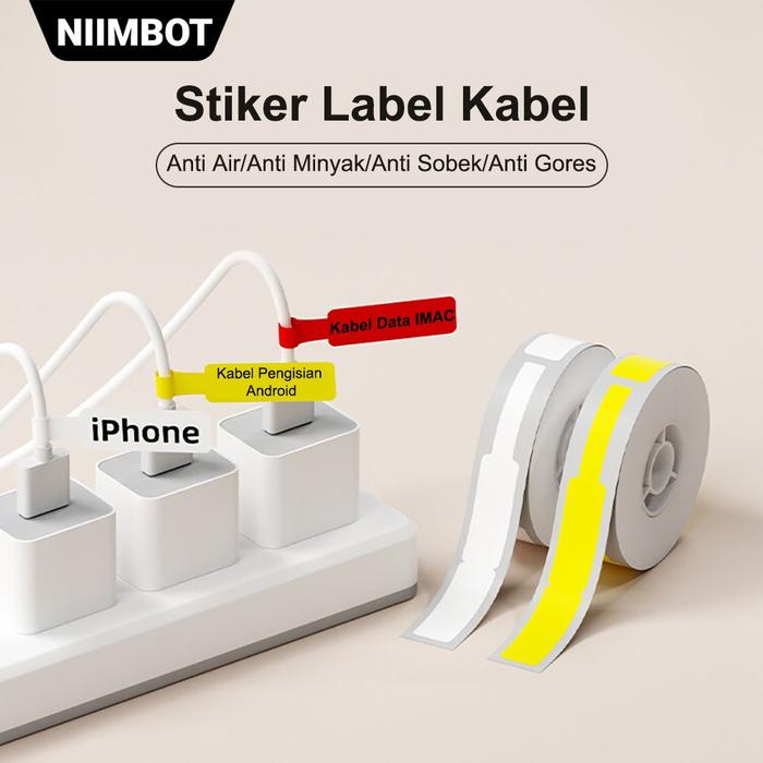 

Ready Niimbot D11 / D110 / D101 Stiker Pencetakan Label Kabel Stiker Jaringan Kabel Serat Optik