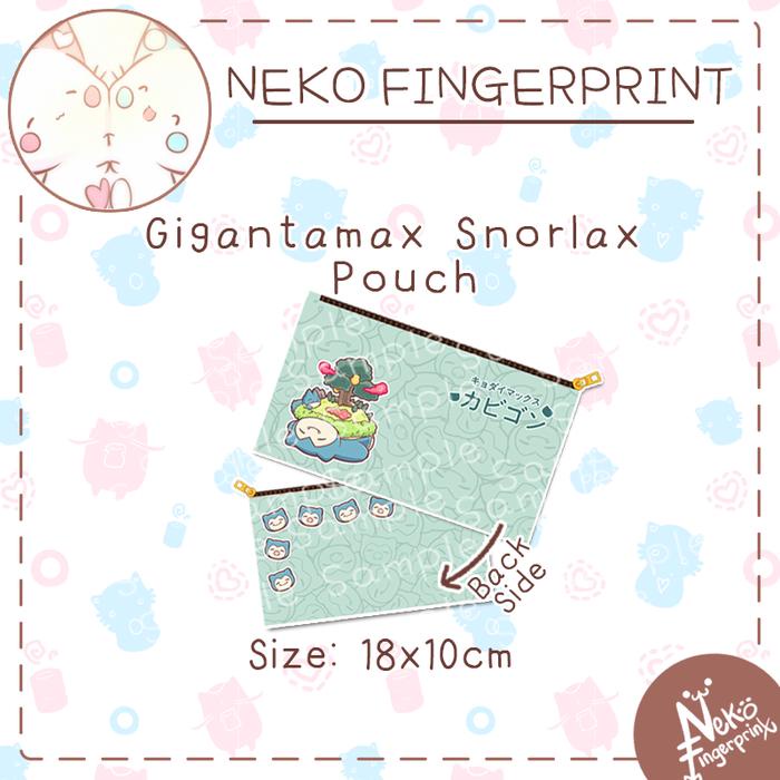 

Ready Gigantamax Snorlax Pouch / Tempat Pensil