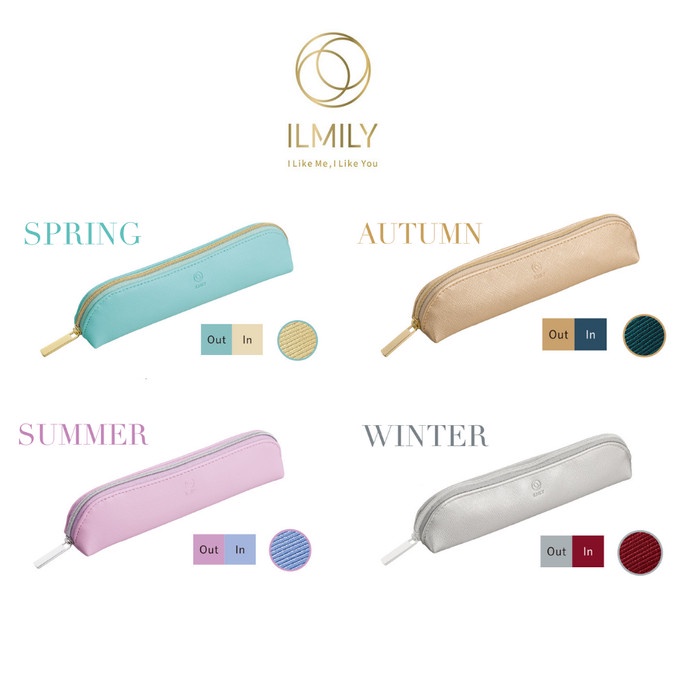 

Ready Pilot Ilmily 'I Like Me, I Like You' Pastel Color Pencil Pen Case