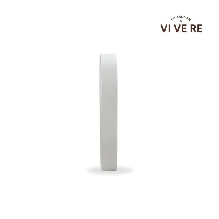 VIVERE Jam Dinding Aluna White Gold