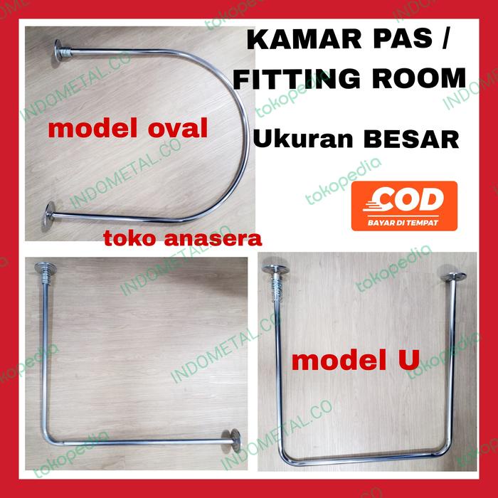 TOP FITTING ROOM KAMAR PASS GANTUNGAN GORDEN FITTING ROOM -