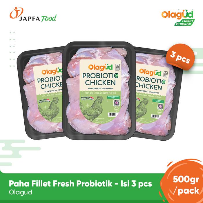 

Olagud Bundling Hemat Paha Ayam Fillet Fresh Probiotik 500 Gr - Isi 3 Pcs