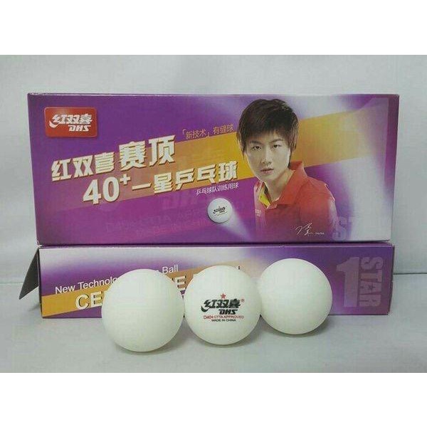 Bola Pingpong Dhs Bintang 1 Gratis Ongkir
