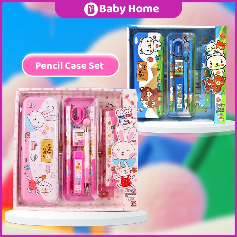 

Alat Tulis Kotak Pensil Anak Full Set 7In1 Cute Stationery Untuk Hadiah Anak / Sekolah / Kotak