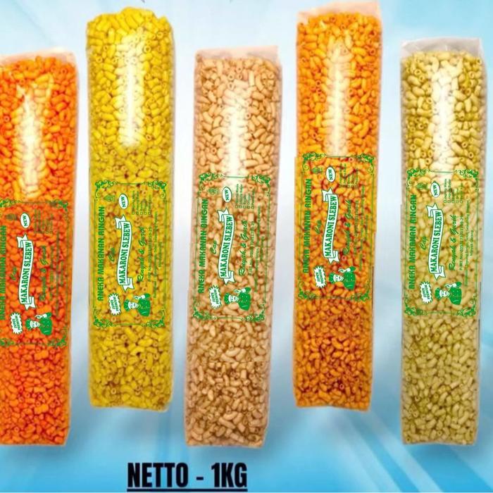 

Kuliner.Kita Mataharimal Makaroni Mekar 1 Ball (1Kg)Nfs Food Snacks Crispy Cemilan