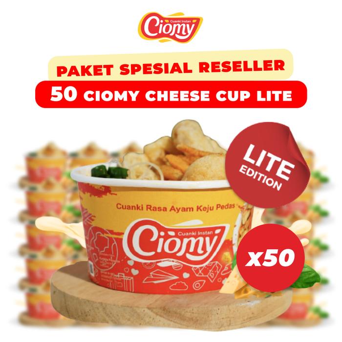 

Kuliner.Kita Paket Spesial Reseller Cuanki Cheese Cup Lite 50Pcs