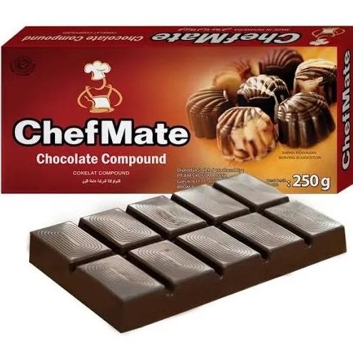

Kuliner.Kita Chefmate Dark Chocolate Compound 250 Gram Cokelat Food Cokelat Food Coklat
