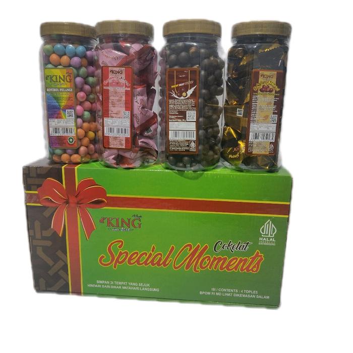 

Kuliner.Kita D'King Special Moments 1 Dus Isi Cokelat Almond Chocoberry Megabol Bonibol Pelangi 1