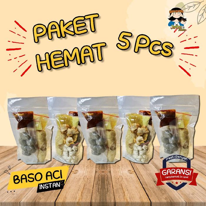 

Kuliner.Kita Paket Hemat Baso Aci 5 Pcs