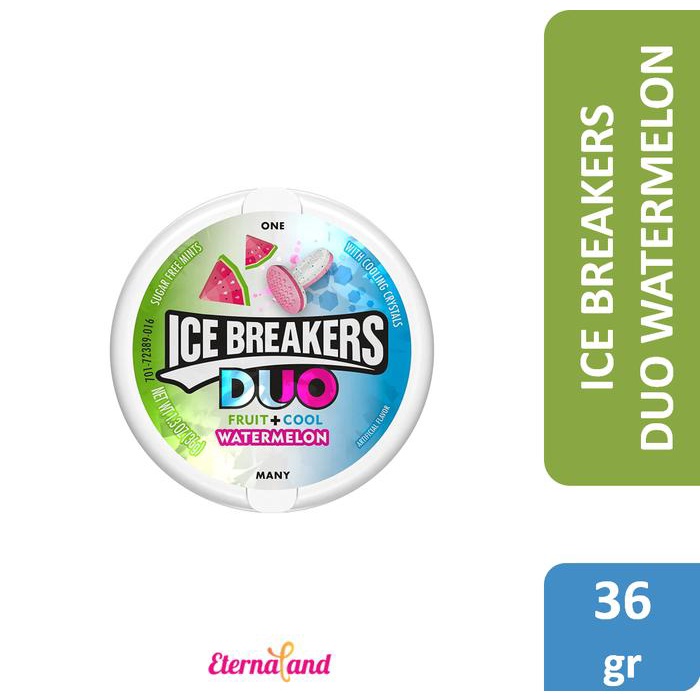 

Kuliner.Kita Ice Breakers Duo Watermelon - Permen Rasa Semangka