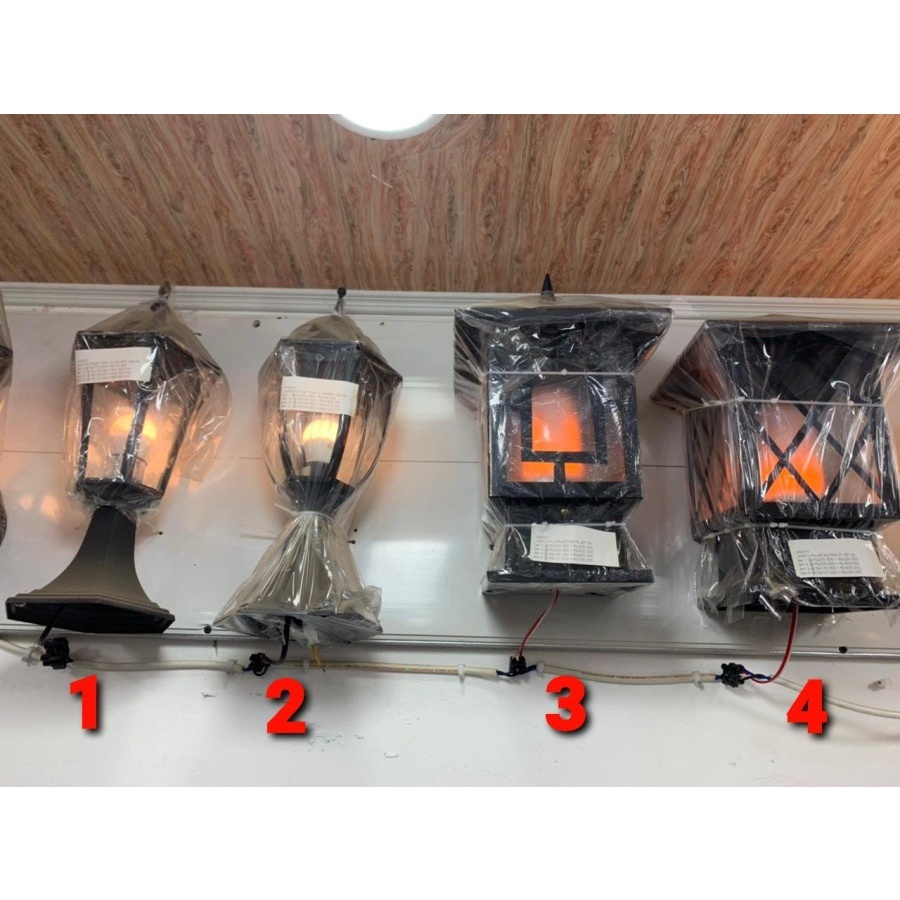 Lampu Taman Lampu Pilar Garden Post Meval