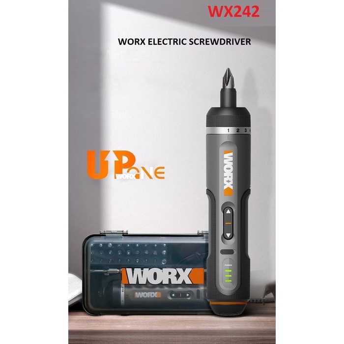 WORX 4V Electric Screwdriver Bit Set WX240/242 Precision - Obeng Mini