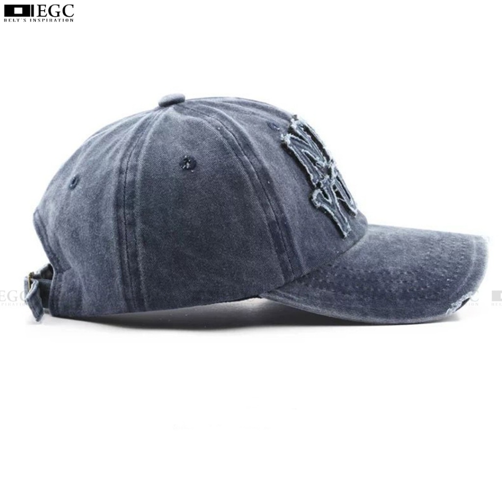 TOPI BASEBALL NEW YORK POLOS ROBEK VINTAGE / TOPI BASEBALL PRIA DAN WANITA - HB-5