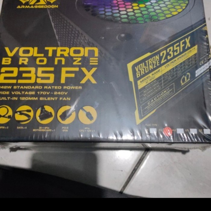 [Expert] PSU ARMAGEDDON VOLTRON 235FX 470W BRONZE MULTICOLOR LED LIGHT 80+ Rate