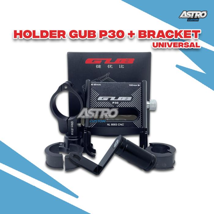 (Expert) Holder HP GUB P30 Original Dudukan Motor Phone Holder Vario PCX Nmax