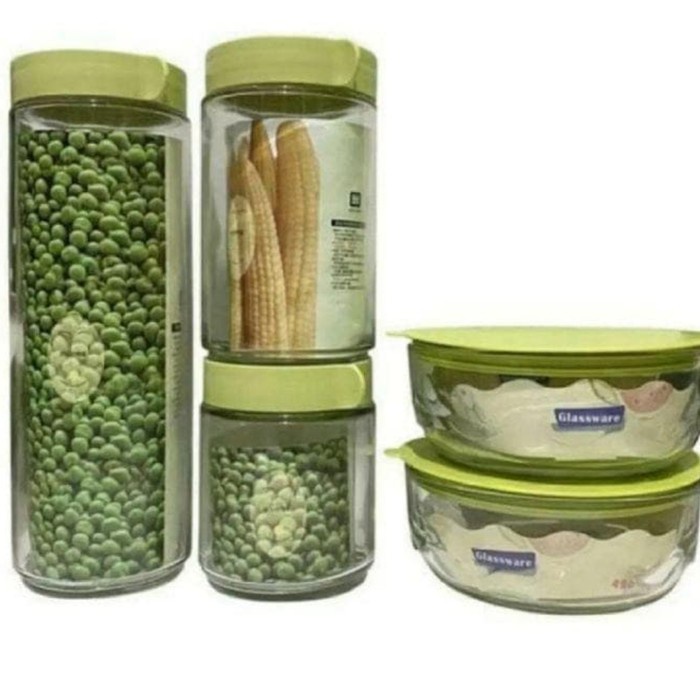 [Expert] MARINE BOWL SET EVER GREEN/TOPLES MANGKOK KACA SET GLASSWARE