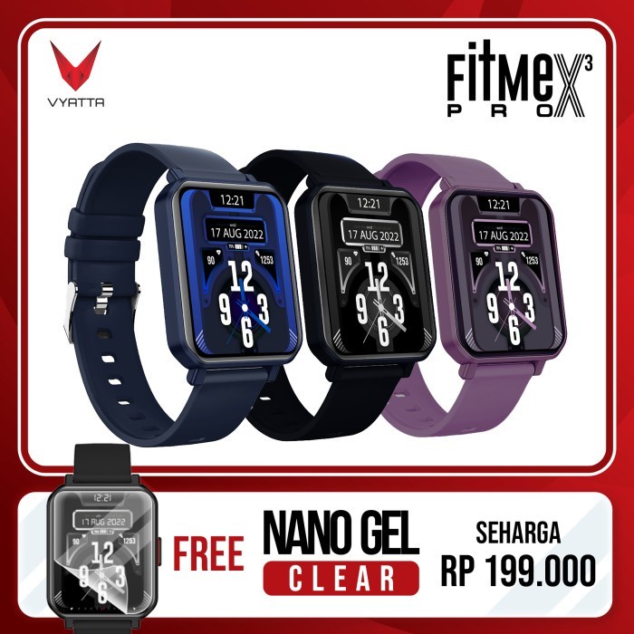 (Expert) VYATTA FITME PRO X GEN 2 SMARTWATCH LARGE SCREEN 1.69" 24 SPORT MODE