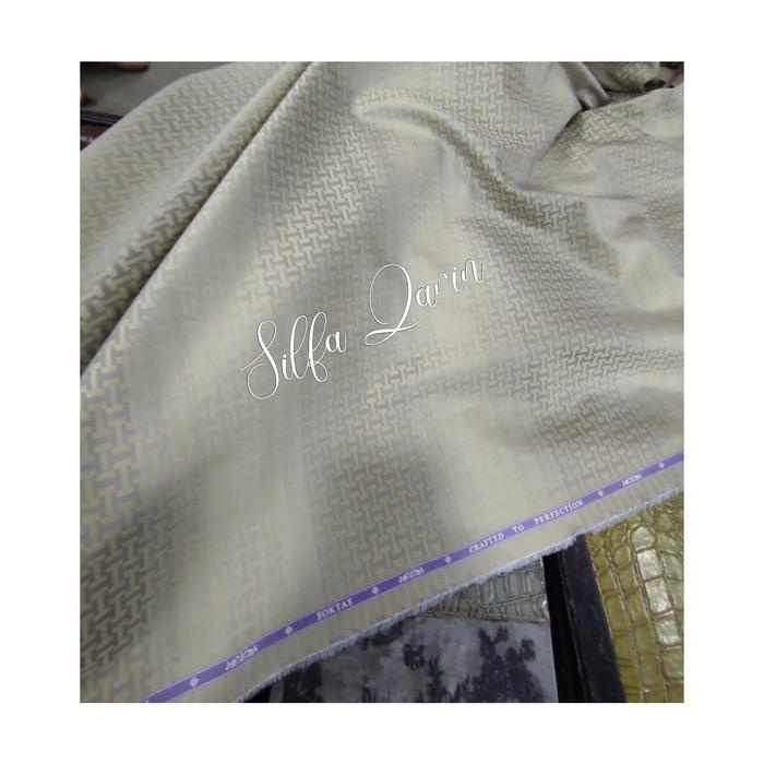 TERJAMIN Kain Bahan Katun Giza Soktas Italian / Bahan Cotton Giza Soktas