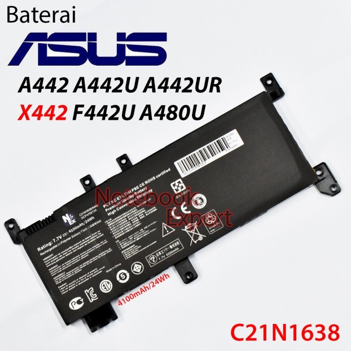 [Expert] Baterai ASUS A442 A442U A442UR X442 F442U A480U