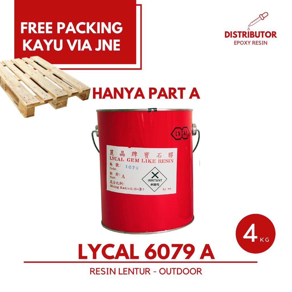 RESIN BENING LYCAL LENTUR FLEKSIBEL - LYCAL 6079 PART A SAJA 4 KG